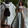 Blue lehenga for curvy doll