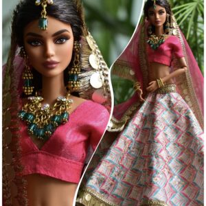 Bridal lehenga for doll