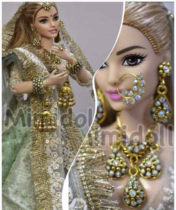 Indian wedding lehenga for curvy doll