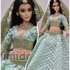 Lehenga for curvy doll
