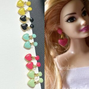 Set of earrings for dolls | set of 5