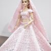 Pink lehenga for curvy doll