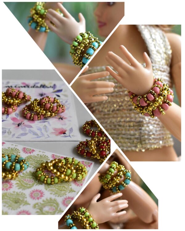 Indian bangles | doll bracelet | set of 4 | doll accessories