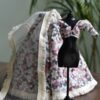 Printed cotton Indian lehenga for doll