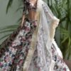 Printed cotton Indian lehenga for doll
