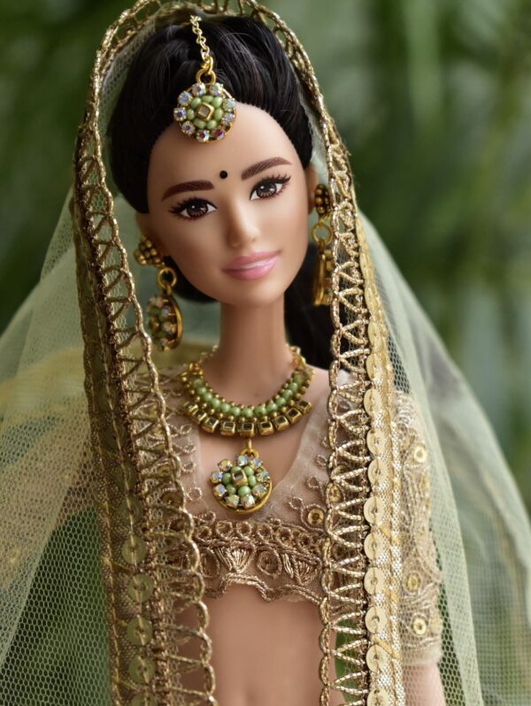 Indian bridal jewellery for doll