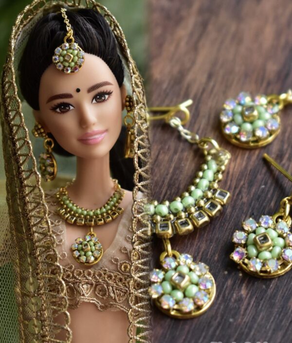 Indian bridal jewellery for doll