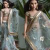 Embroidered Indian saree for a curvy doll