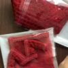 Red sequins lehenga for curvy Barbie doll