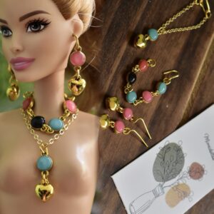 Barbie jewelry | doll accessory | necklace for Barbie