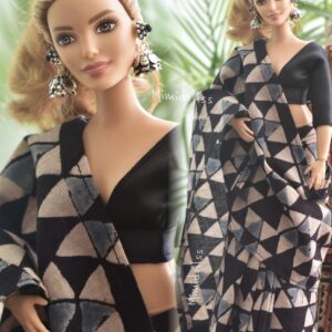 Saree for curvy Barbie doll
