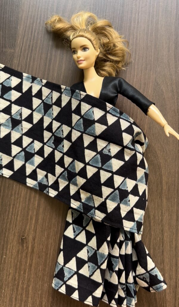 Saree for curvy Barbie doll