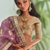 Indian bridal saree for Barbie doll