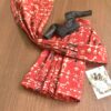 Indian block printed kalamkari saree with accessories for Barbie doll
