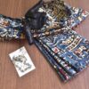 Indian Block printed Kalamkari saree with accessories for Barbie doll
