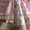 Heavily embellished Indian wedding lehenga for Barbie doll
