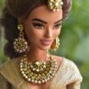 Indian bridal jewelry for Barbie doll