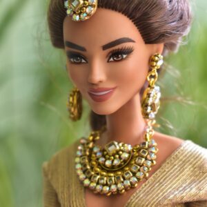Indian bridal jewelry for Barbie doll