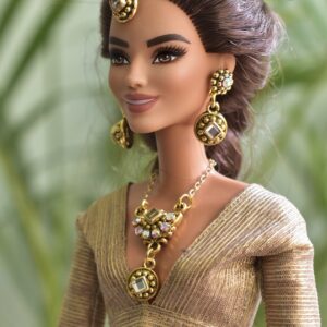 Indian bridal jewelry for Barbie doll