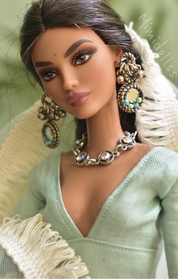 Indian Navratri lehenga for Barbie doll