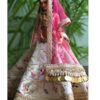 Heavily embellished Indian wedding lehenga for Barbie doll