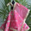 Pink and gold lehenga for Barbie doll