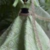 Embroidered green lehenga with accessories for Barbie doll