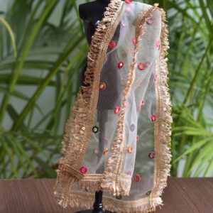 Bridal shawl for Barbie doll
