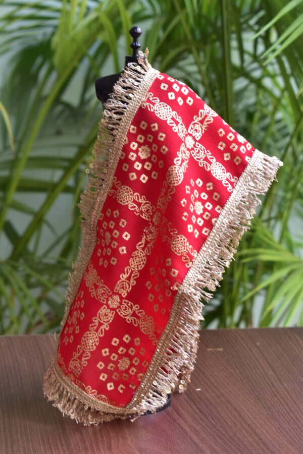 Indian bridal shawl for Barbie doll