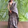 Indian block printed saree for Barbie doll