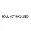 Embroidered beige lehenga with accessories for Barbie doll