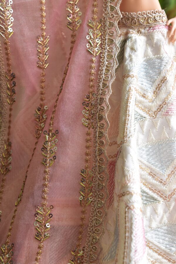 Embroidered Indian bridal lehenga for Barbie doll