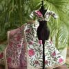 Cotton floral Indian lehenga for Barbie doll