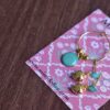 Turquoise and gold embroidered lehenga for Barbie doll