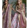 Embroidered bridal lehenga with accessories for curvy Barbie doll