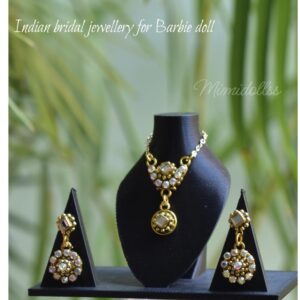 Indian bridal jewellery for Barbie doll