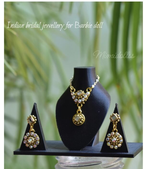 Indian bridal jewellery for Barbie doll