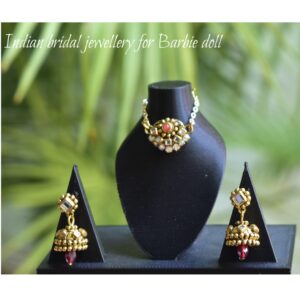 Indian bridal jewellery for Barbie doll