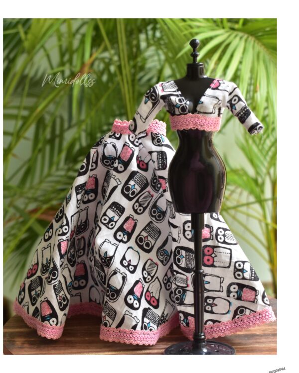 Cotton Indian outfit for Barbie doll