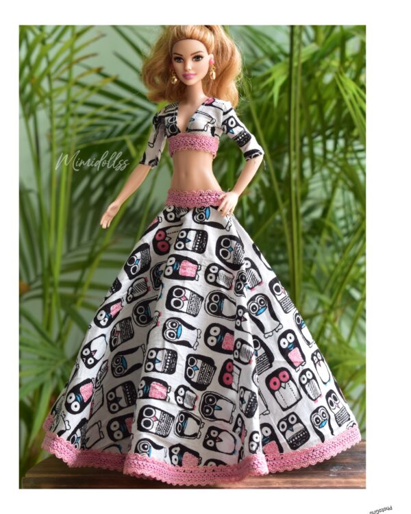Cotton Indian outfit for Barbie doll