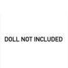 Embroidered gold lehenga for Barbie doll