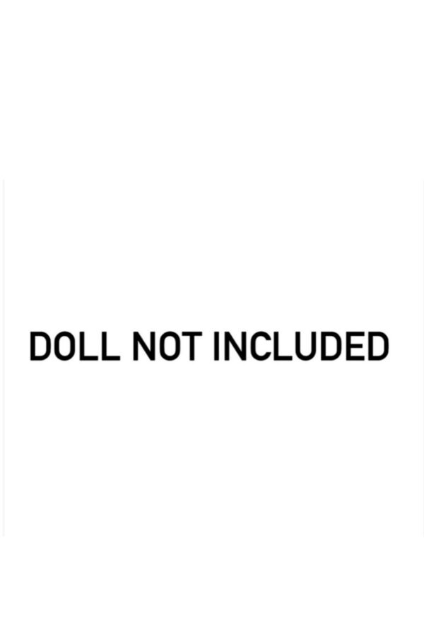 Embroidered gold lehenga for Barbie doll