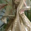 Embroidered gold lehenga for Barbie doll