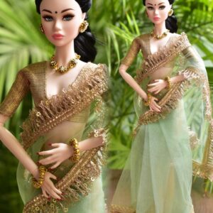 Paridhi doll (green and gold saree)