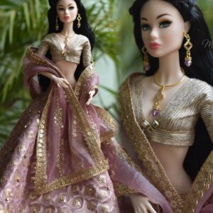 Kritika Doll (embroidered lilac lehenga)