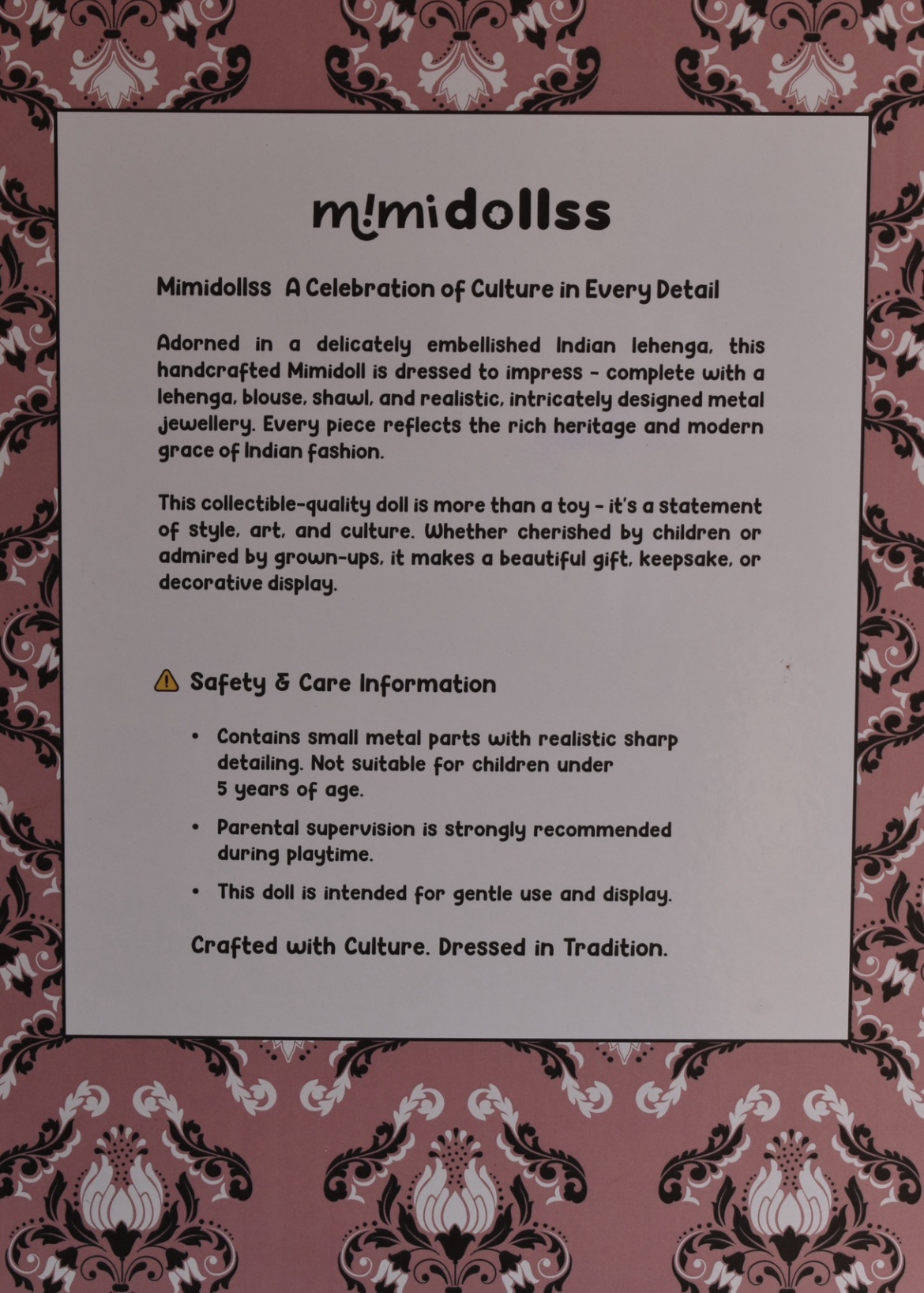 Simran Doll (embroidered lilac lehenga) - Image 8