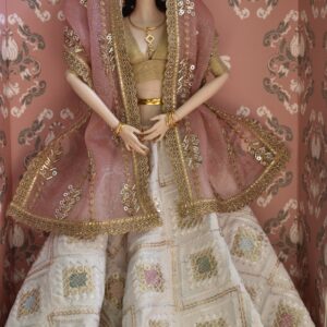 Tiya Doll (white embroidered lehenga)