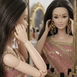 Earrings for dolls (set of 2)