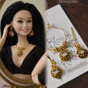 Indian gold jewellery for dolls
