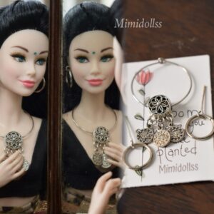 Silver coin jewellery for dolls